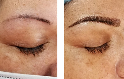 Brow work at Aristo Brows Studio
