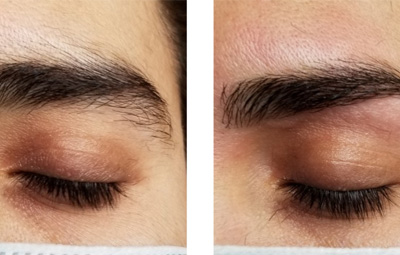 Brow work at Aristo Brows Studio